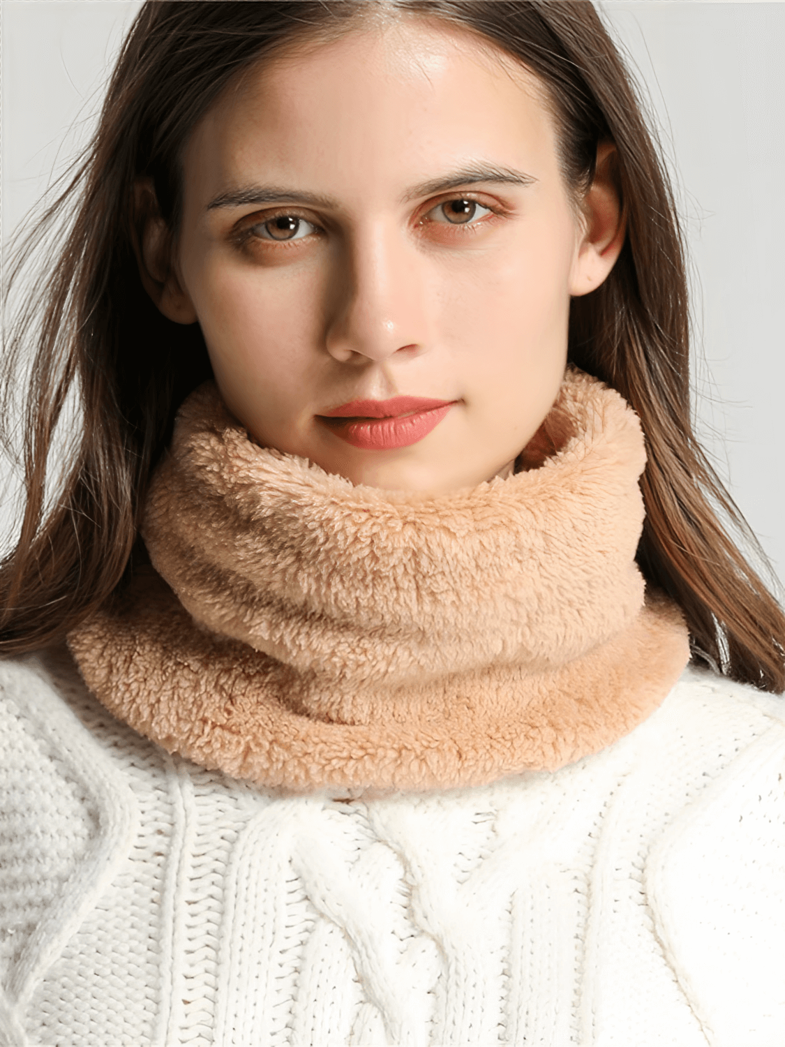 Cachecol Tipo Gola Redonda Peluciado Térmico – Eduarda