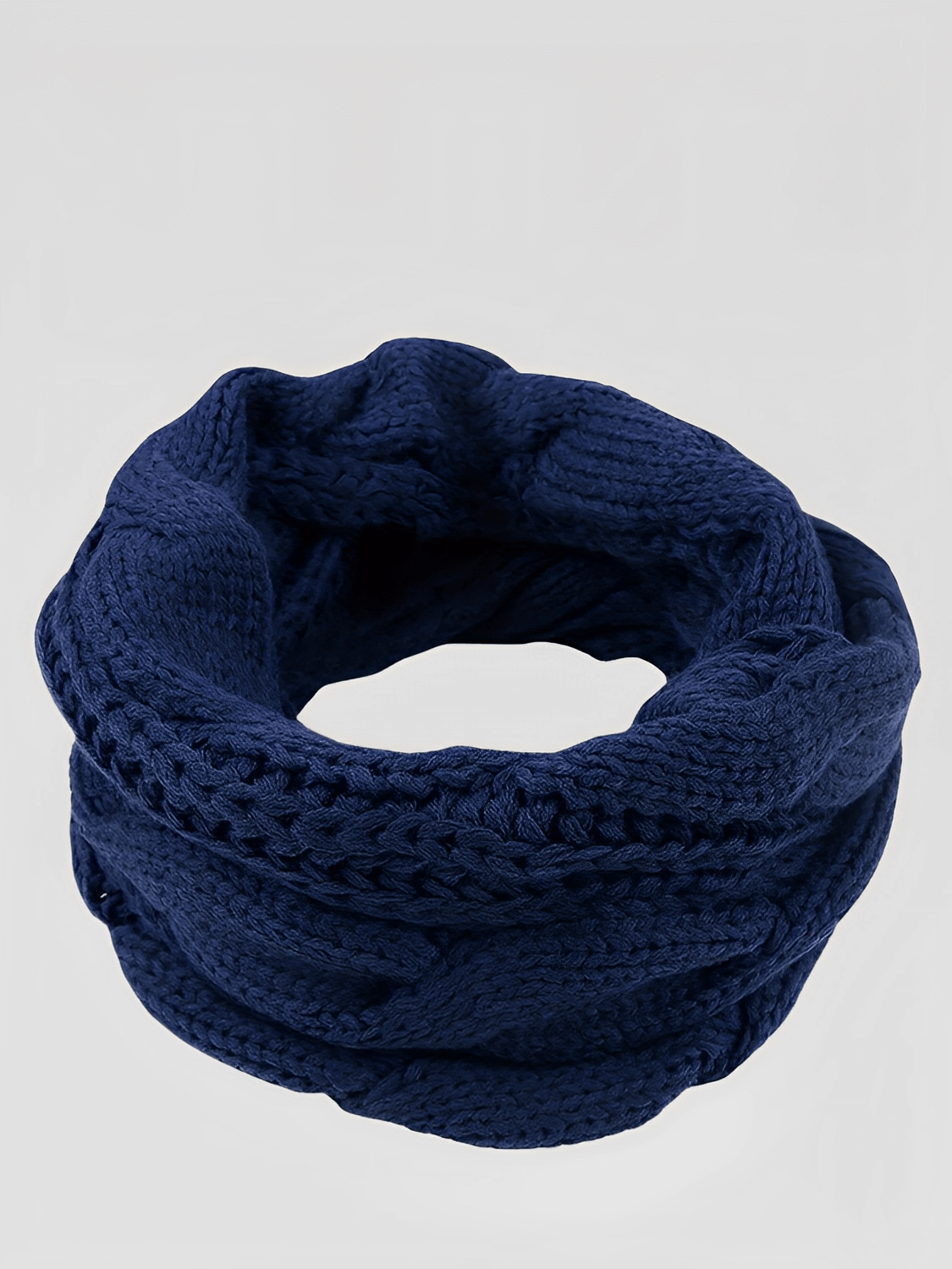 Cachecol Feminino Circular Infinito em Tricô - Giovana