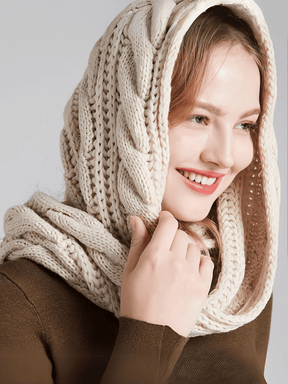 Cachecol Feminino Circular Infinito em Tricô - Giovana