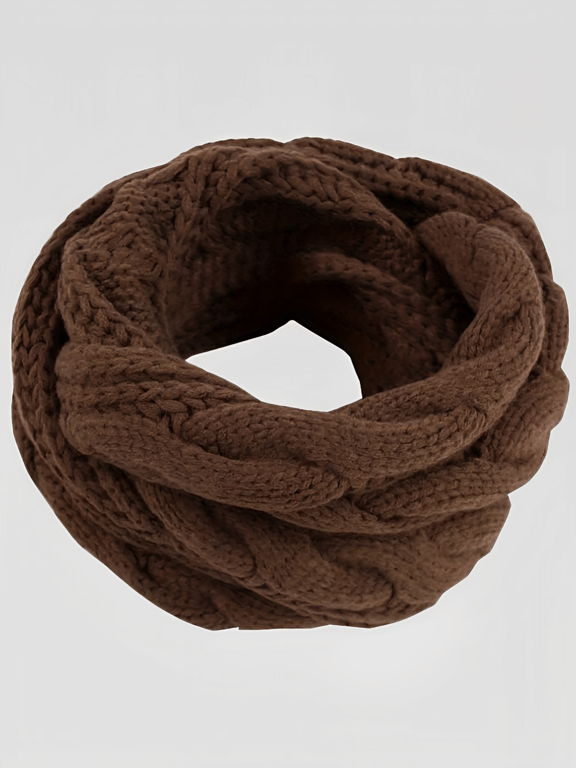 Cachecol Feminino Circular Infinito em Tricô - Giovana