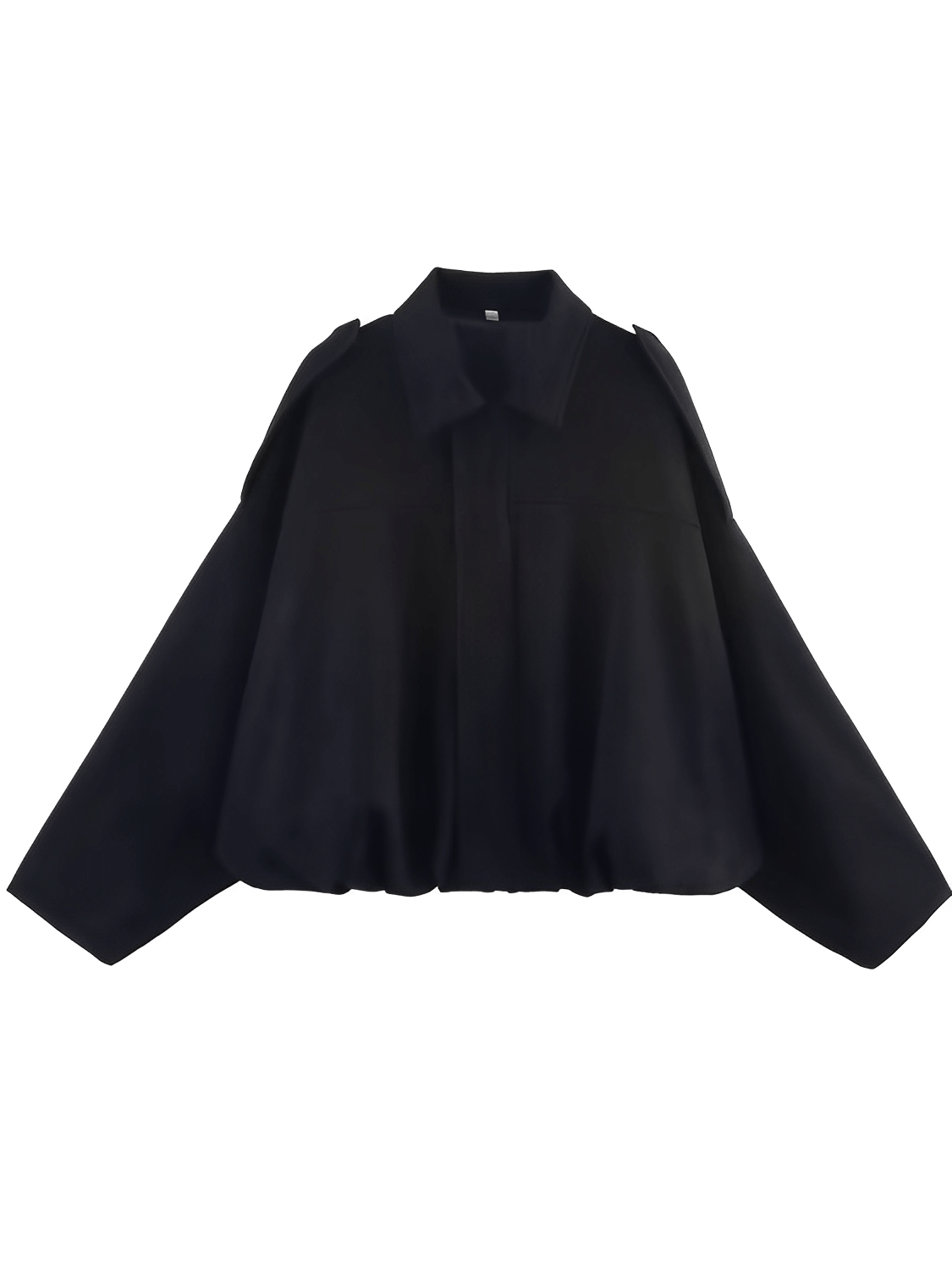 Jaqueta Bomber Oversized em Camurça com Recortes – Ione