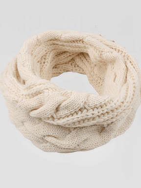 Cachecol Feminino Circular Infinito em Tricô - Giovana