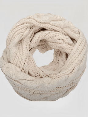 Cachecol Feminino Circular Infinito em Tricô - Giovana