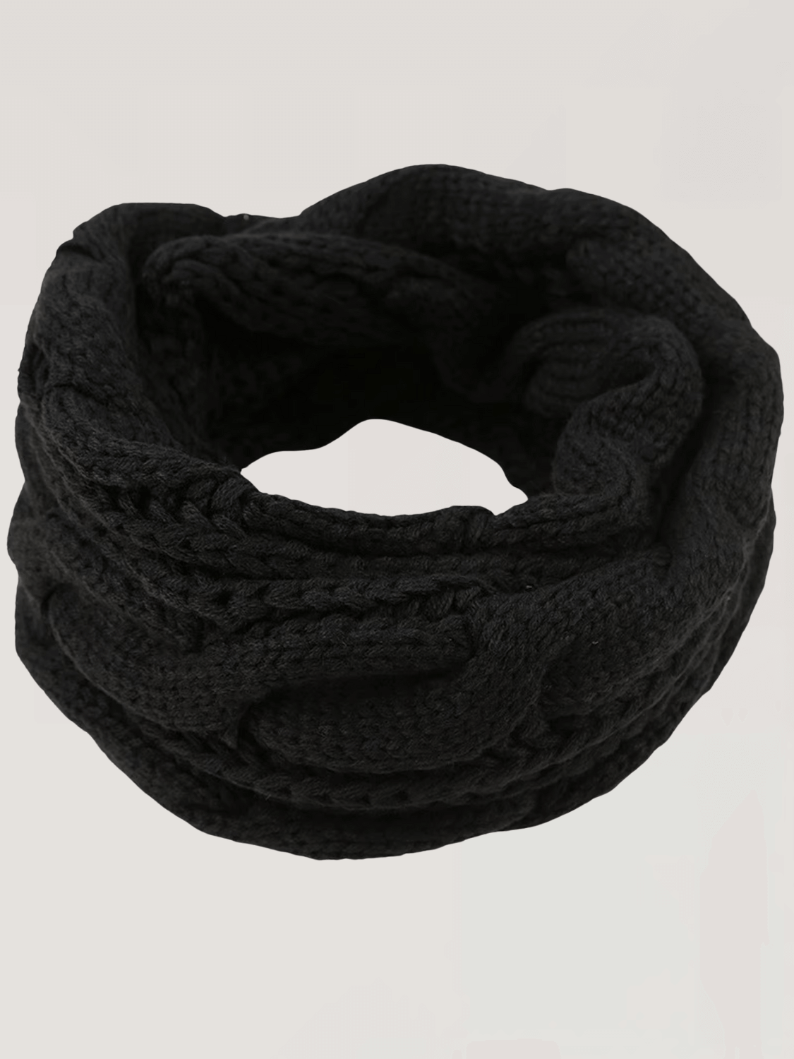 Cachecol Feminino Circular Infinito em Tricô - Giovana