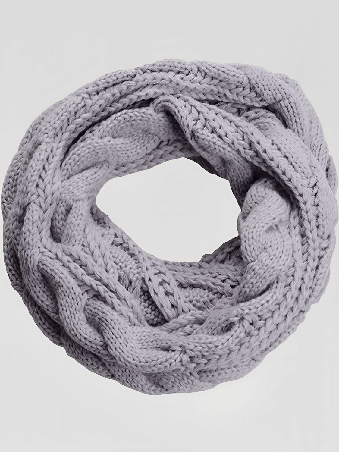 Cachecol Feminino Circular Infinito em Tricô - Giovana