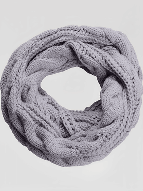 Cachecol Feminino Circular Infinito em Tricô - Giovana