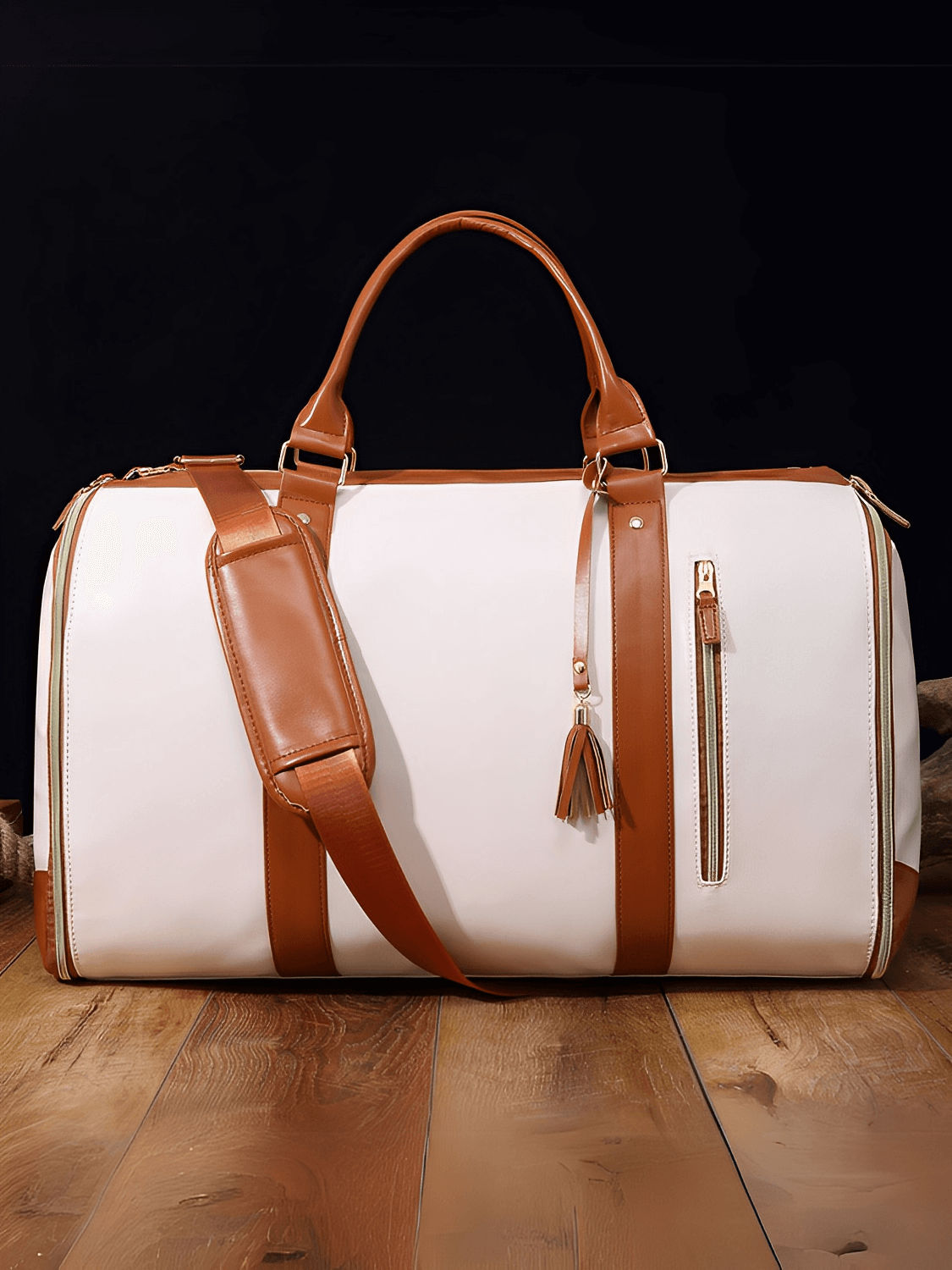 Bolsa Feminina de Viagem em Couro PU Dobrável Multifuncional – Angela