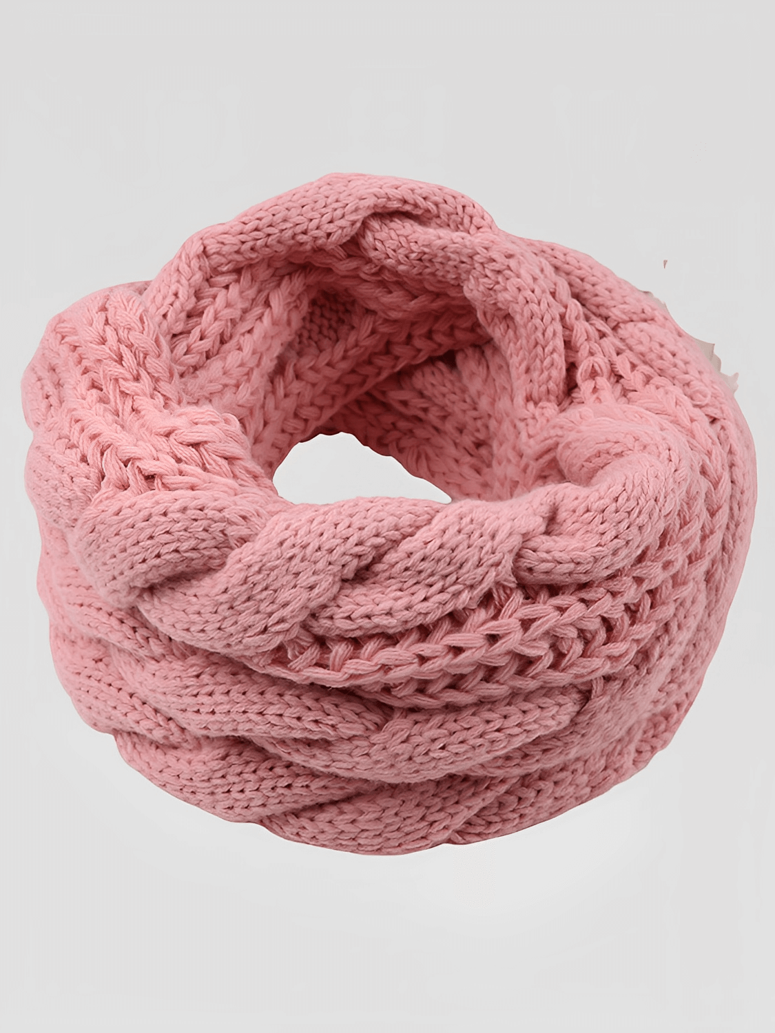 Cachecol Feminino Circular Infinito em Tricô - Giovana