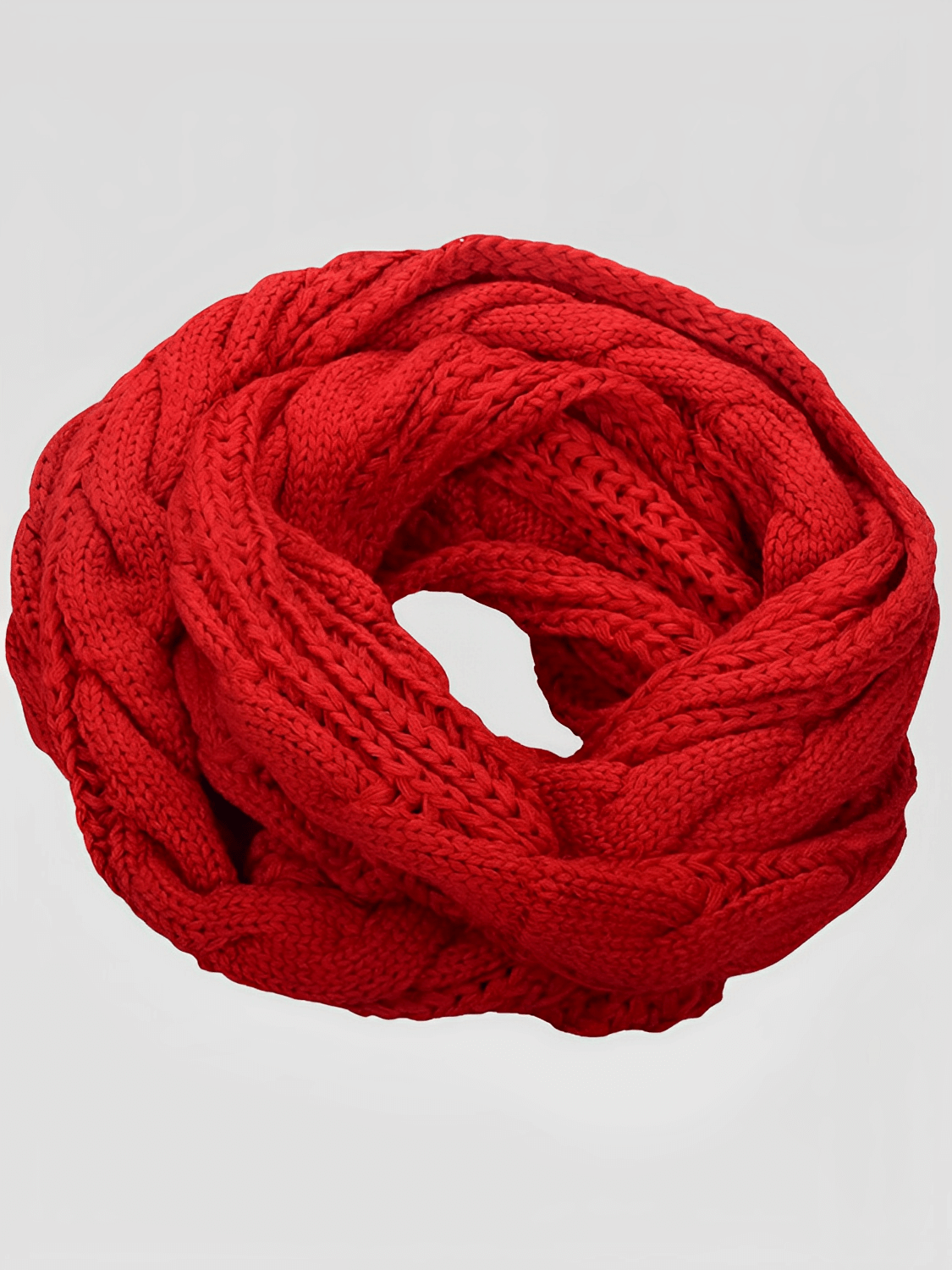 Cachecol Feminino Circular Infinito em Tricô - Giovana