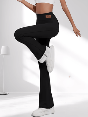 Calça Flare Levanta Bumbum com Forro Peluciado e Cintura Alta - Magnólia