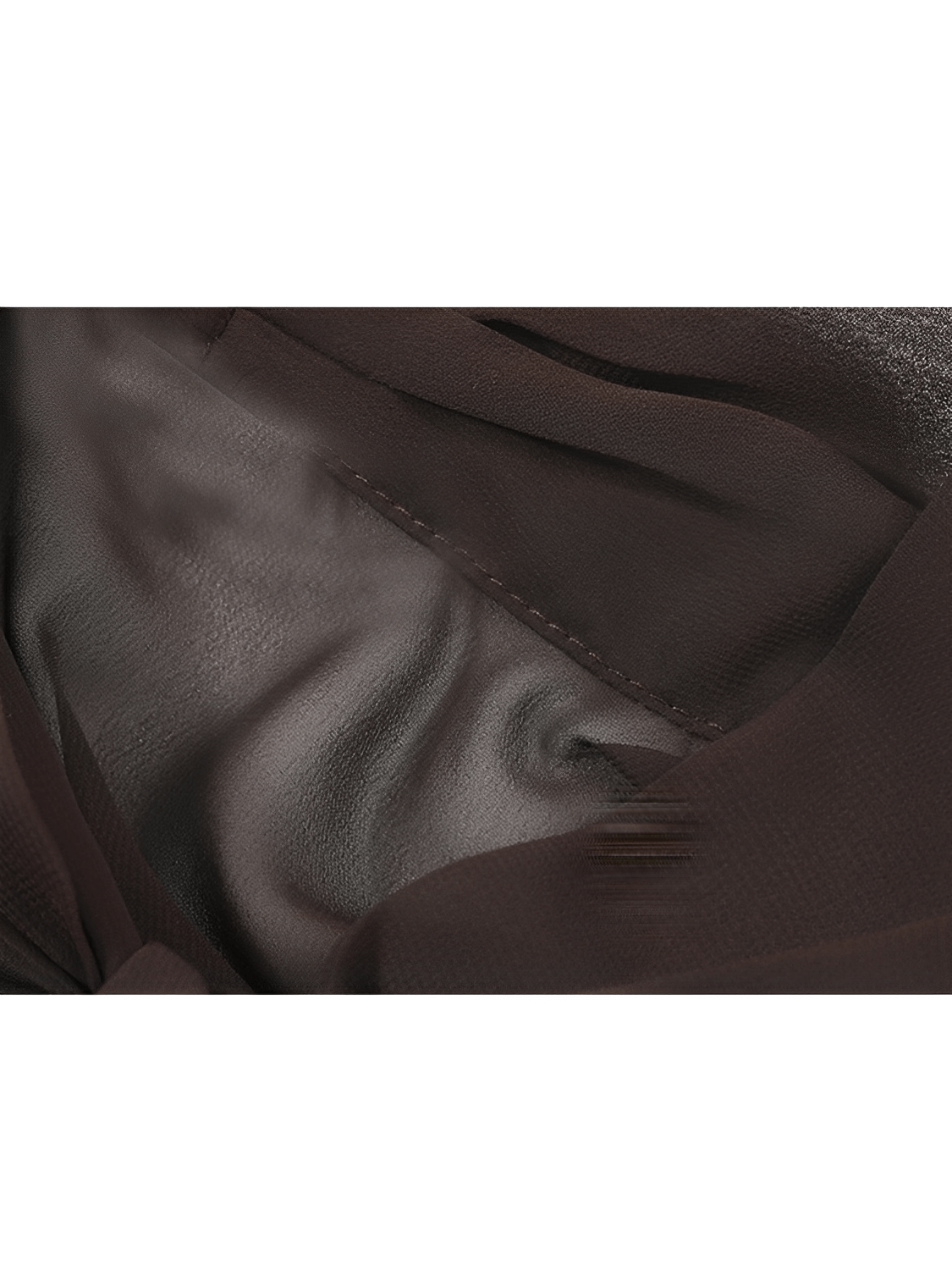 Camisa em Chiffon com Gola Laço e Punhos com Botão – Evangeline