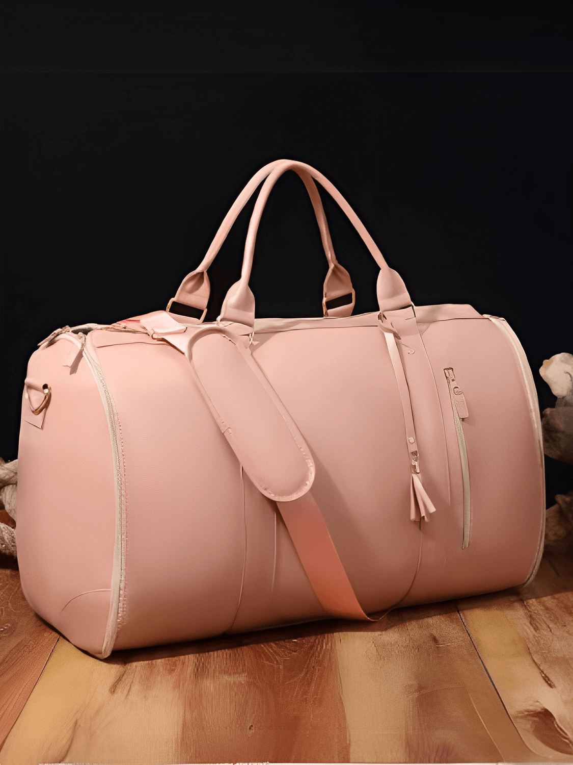 Bolsa Feminina de Viagem em Couro PU Dobrável Multifuncional – Angela