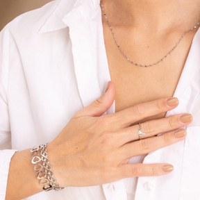 Bracelete Trançado Prata