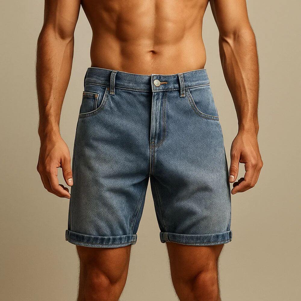 Bermuda Masculina Jeans Retrô Paraty