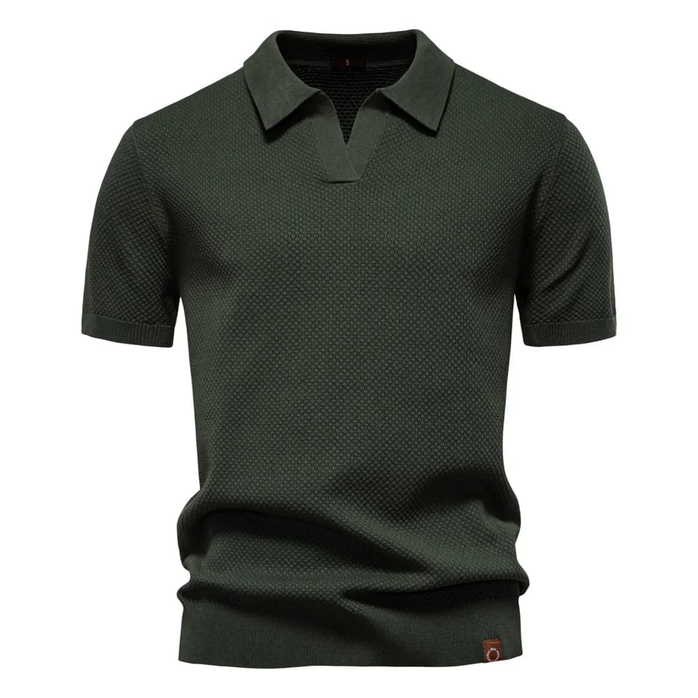 Camisa Polo Masculina Casual Tricot Chicago