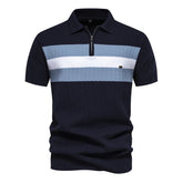 Camisa Polo Masculina em Malha Texturizada Boston