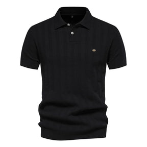 Camisa Polo Masculina em Malha Texturizada Miami