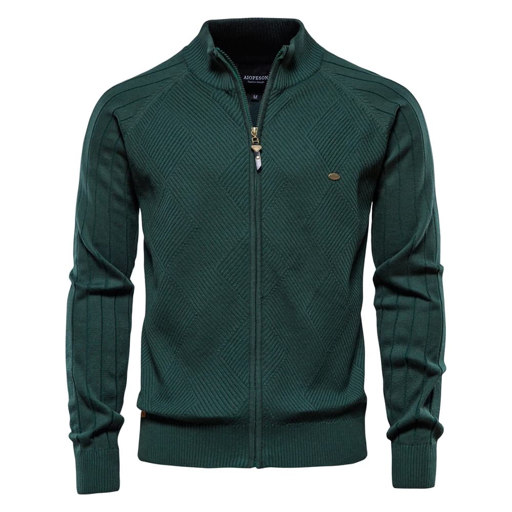 Cardigan Masculino em Tricot Texturizado Orlando